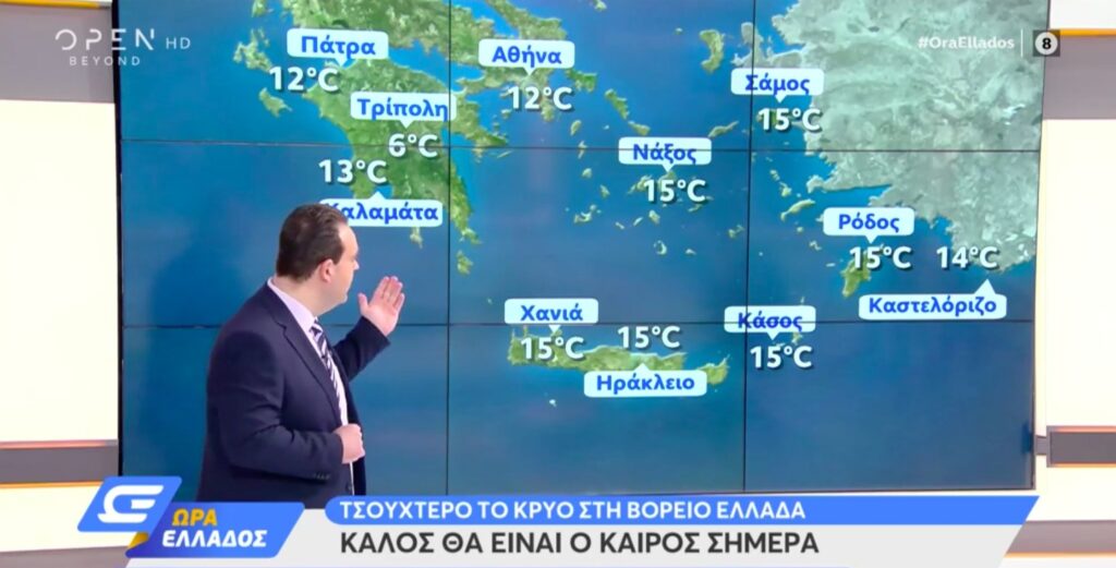 Καλός ο καιρός σήμερα Παρασκευή (video)