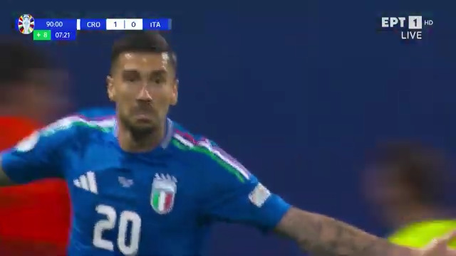 Κροατία – Ιταλία: Το ασύλληπτο γκολ του Τζακάνι στη λήξη που διαμόρφωσε το 1-1 (βίντεο)