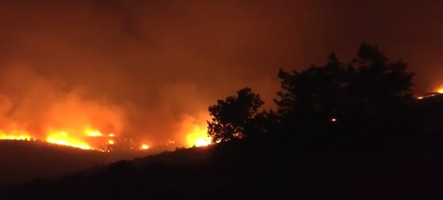 Φωτιά στην BA Αττική: Περιπολικό πέρασε μέσα από τις φλόγες για να σώσει πολίτες – Bίντεο